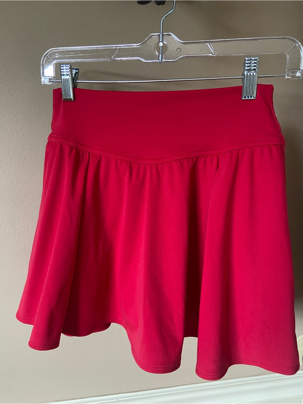 Gilly Hicks Bright Red Circle Skater Skirt